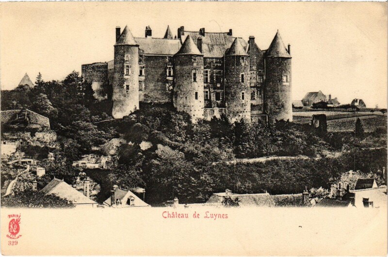 Carte postale ancienne Luynes Le Chateau à Luynes