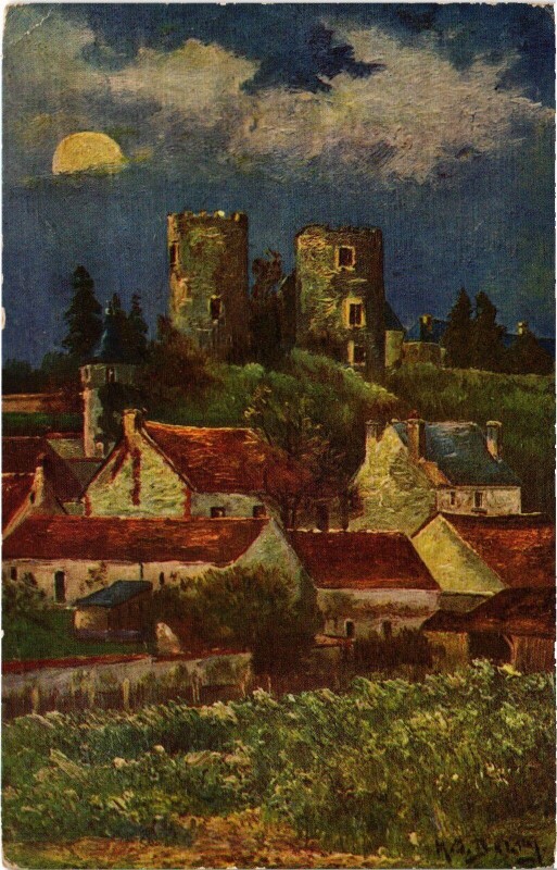 Carte postale ancienne Cinq-Mars-la-Pile Le Chateau à Cinq-Mars-la-Pile