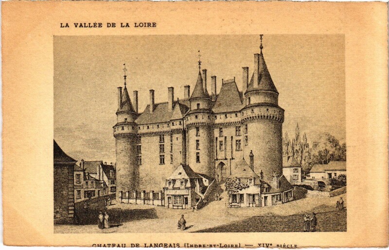 Carte postale ancienne Langeais Le Chateau à Langeais