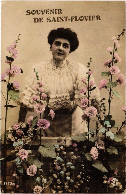 Carte postale ancienne Souvenir de Saint-Flovier à Saint-Flovier