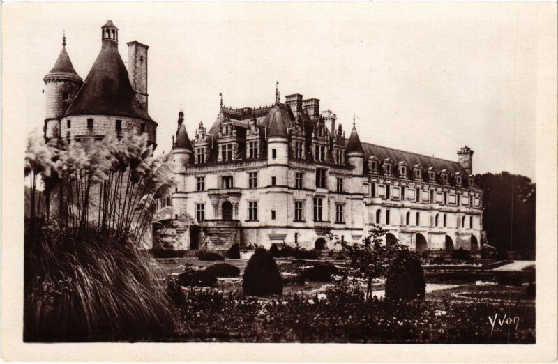 Carte postale ancienne Chateau de Chenonceaux à Chenonceaux