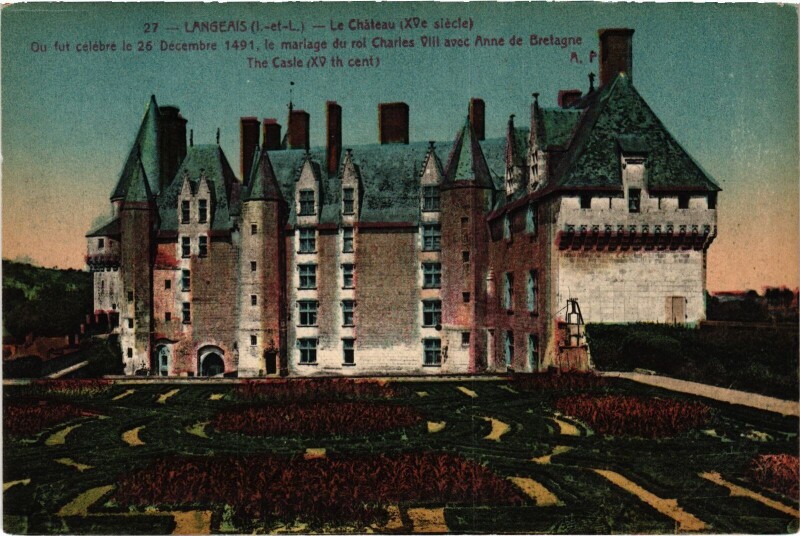 Carte postale ancienne Langeais Le Chateau à Langeais