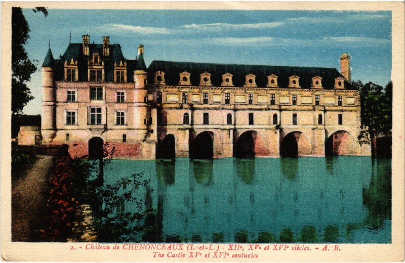 Carte postale ancienne Chenonceaux Le Chateau à Chenonceaux