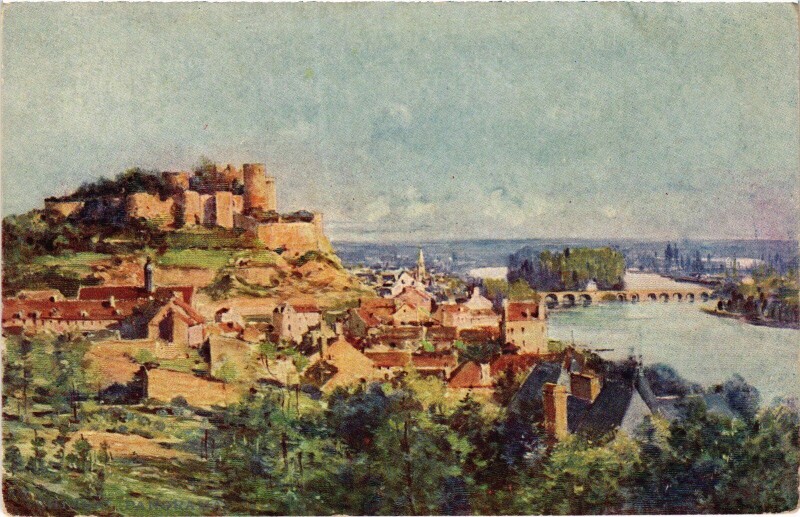 Carte postale ancienne Chinon Donjon à Chinon