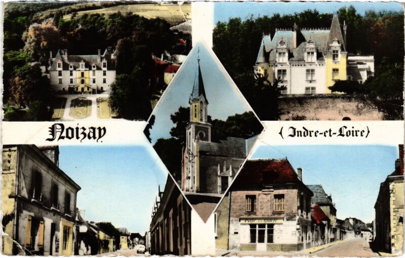 Carte postale ancienne Noizay Scenes à Noizay