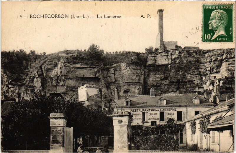 Carte postale ancienne Rochecorbon Lanterne à Rochecorbon