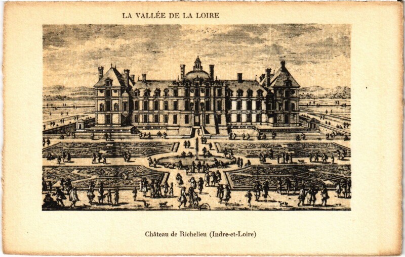 Carte postale ancienne Richelieu Le Chateau à Richelieu