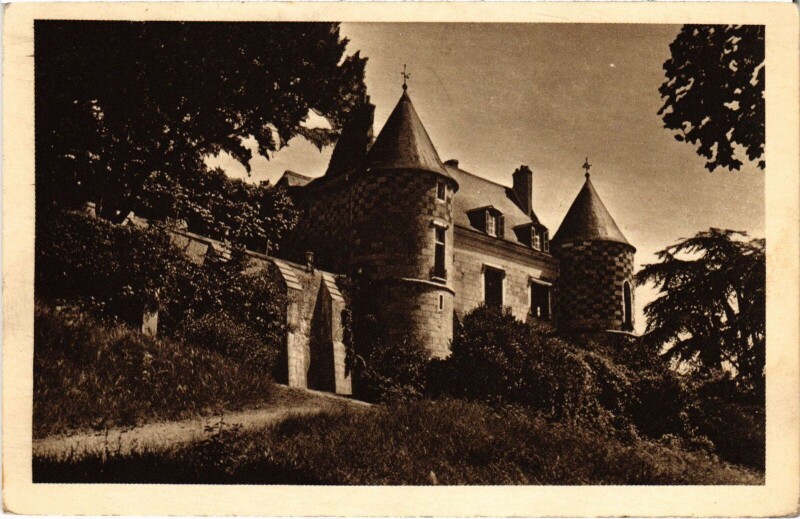 Carte postale ancienne Fondettes Chateau de Chatigny à Fondettes