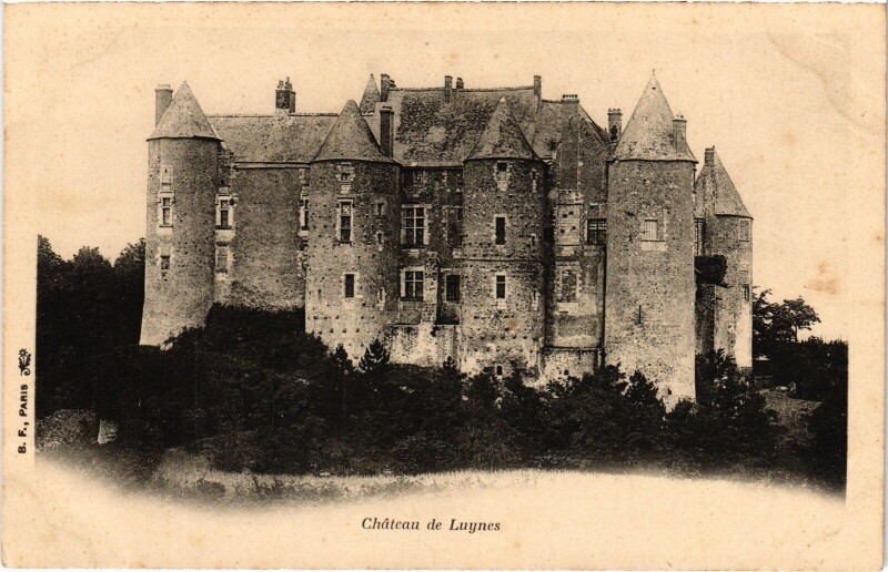 Carte postale ancienne Luynes Le Chateau à Luynes