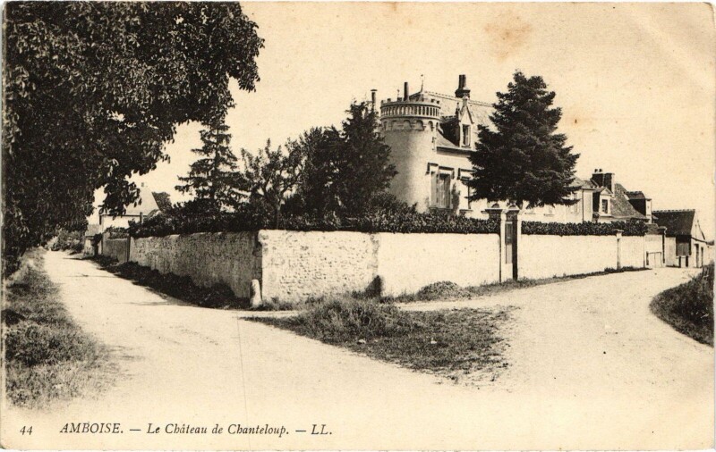 Carte postale ancienne Amboise Chateau de Chanteloup à Amboise