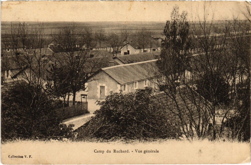 Carte postale ancienne Camp du Ruchard - Vue Generale