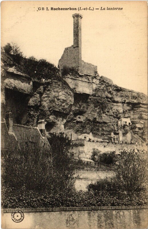 Carte postale ancienne Rochecorbon Lanterne à Rochecorbon
