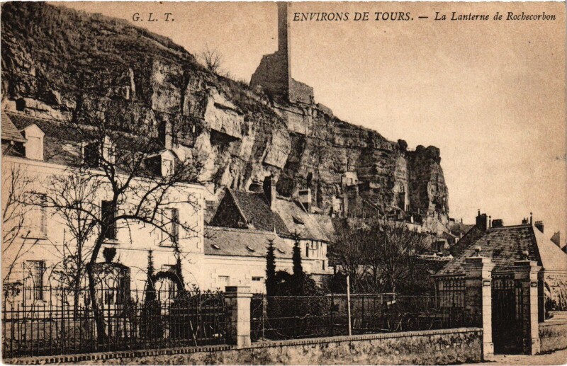 Carte postale ancienne Rochecorbon Lanterne à Rochecorbon