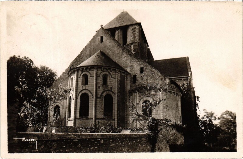 Carte postale ancienne Cormery Notre-Dame de Fougeray à Cormery