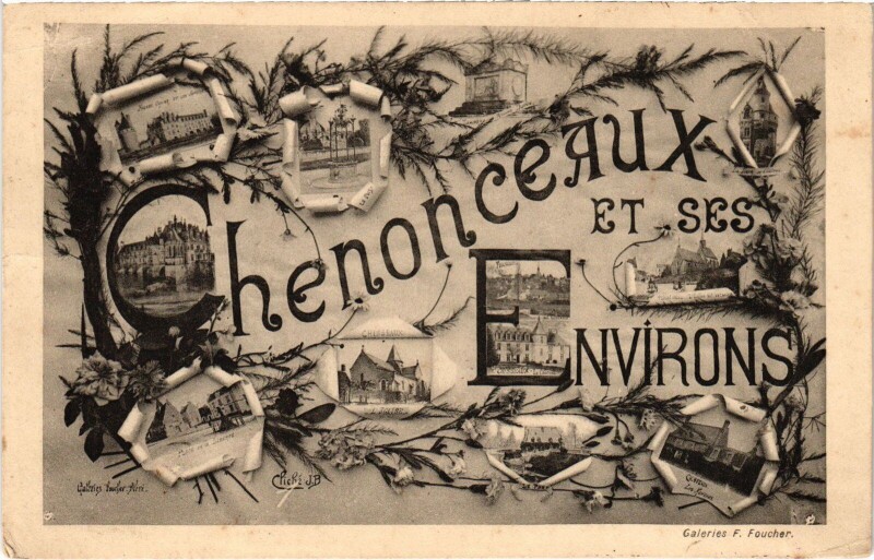 Carte postale ancienne Chenonceaux et ses Environs - Scenes à Chenonceaux
