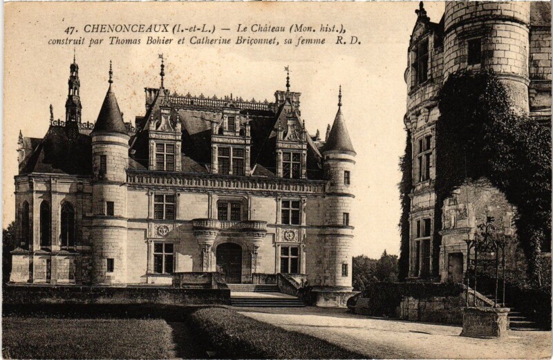 Carte postale ancienne Chenonceaux Le Chateau à Chenonceaux