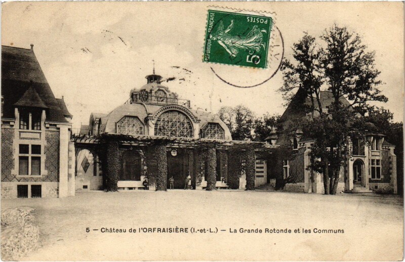 Carte postale ancienne Nouzilly Chateau de l'Orfraisiere à Nouzilly