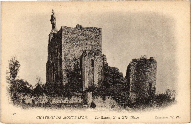 Carte postale ancienne Montbazon Le Chateau à Montbazon