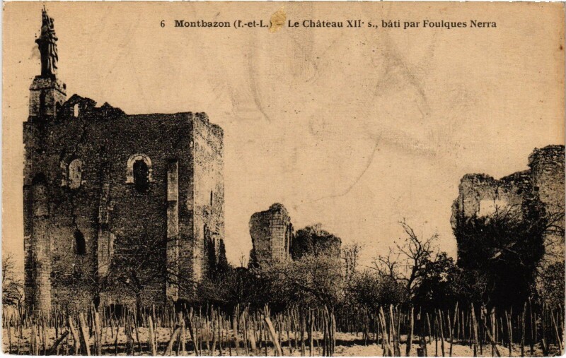 Carte postale ancienne Montbazon Le Chateau à Montbazon
