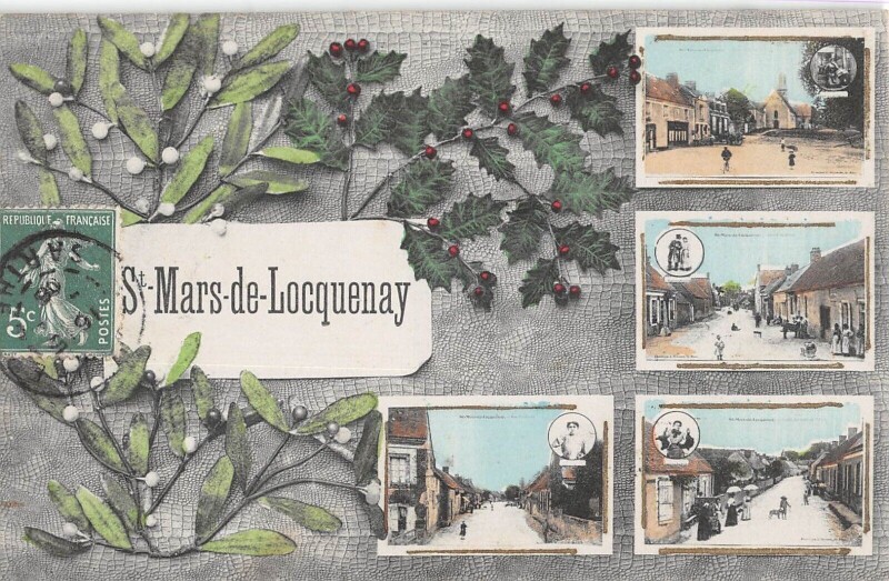 Carte postale ancienne Saint Mars De Locquenay à Saint-Mars-de-Locquenay