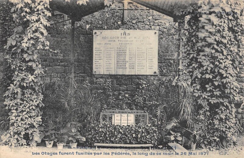 Carte postale ancienne Villa des Otages - Rue Haxo à Paris 20e