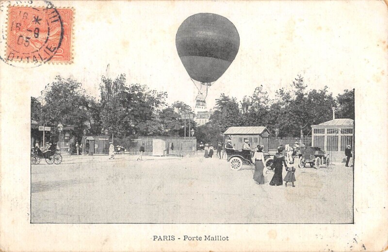 Carte postale ancienne Porte Maillot à Paris 16e