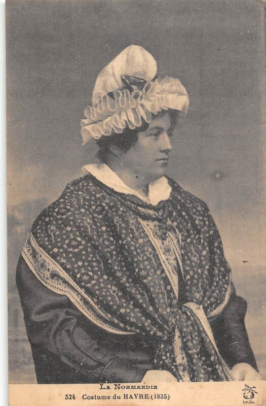 Carte postale ancienne La Normandie - Costume Du Havre