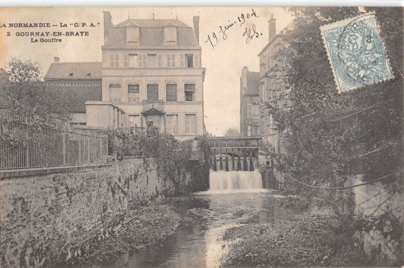 Carte postale ancienne Gournay En Braye - Le Gouffre à Gournay-en-Bray