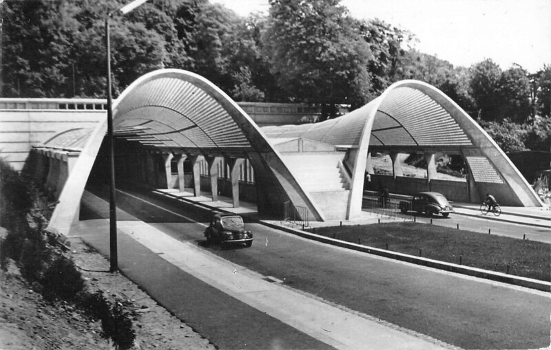 Carte postale ancienne Le Havre - Le Tunnel Routier au Havre