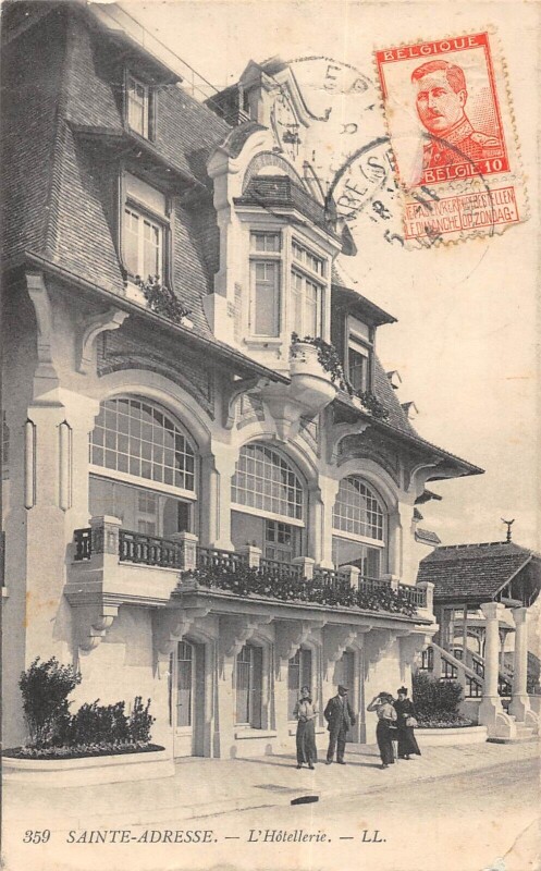 Carte postale ancienne Sainte Adresse - Hotellerie à Sainte-Adresse