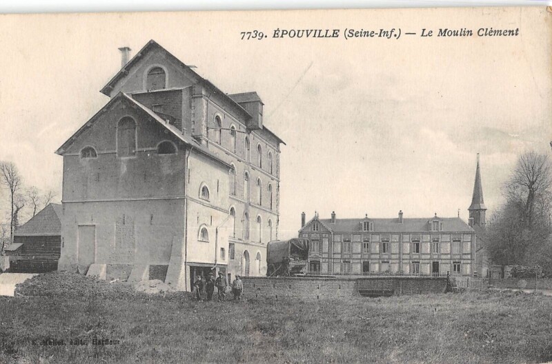 Carte postale ancienne Epouville - Le Moulin Clement