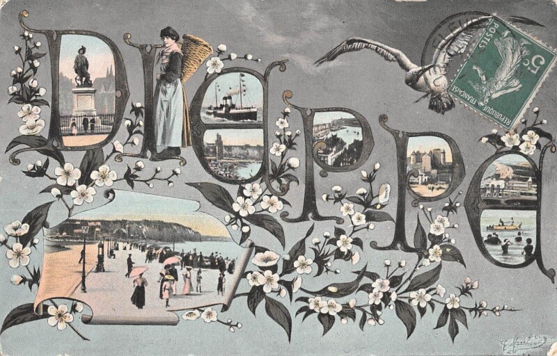 Carte postale ancienne Dieppe à Dieppe