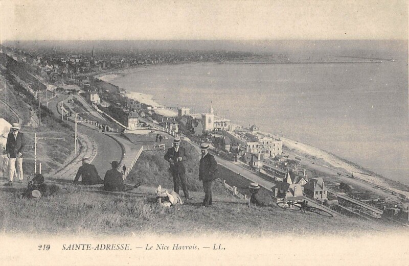 Carte postale ancienne Sainte Adresse - Le Nice Havrais à Sainte-Adresse