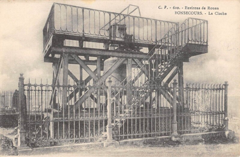 Carte postale ancienne Bonsecours - La Cloche à Bonsecours