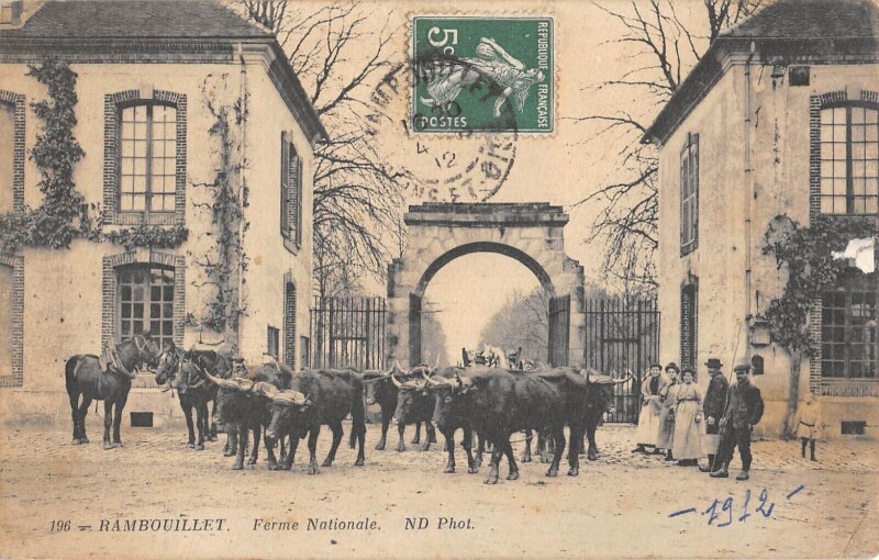 Carte postale ancienne Rambouillet - Ferme Nationale à Rambouillet
