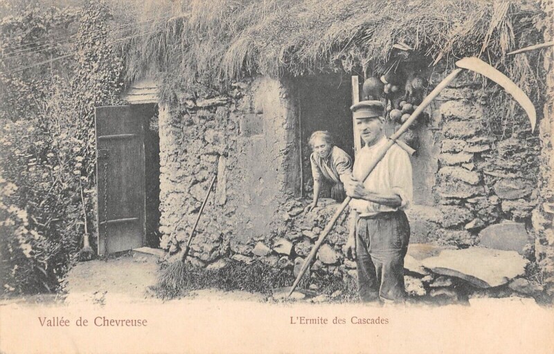 Carte postale ancienne Vallee De Chevreuse - Ermite Des Cascades à Chevreuse