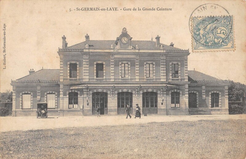 Carte postale ancienne Saint Germain En Laye - Gare De La Grande Ceinture à Saint-Germain-en-Laye