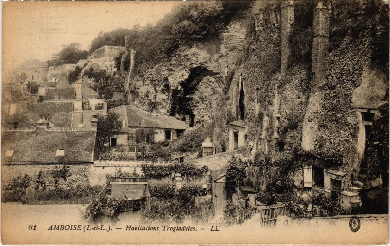Carte postale ancienne Amboise vue generale à Amboise