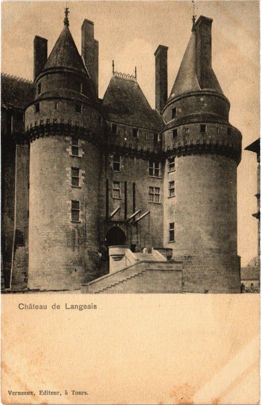 Carte postale ancienne Langeais le Chateau à Langeais