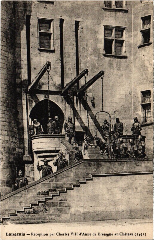 Carte postale ancienne Langeais le Chateau à Langeais