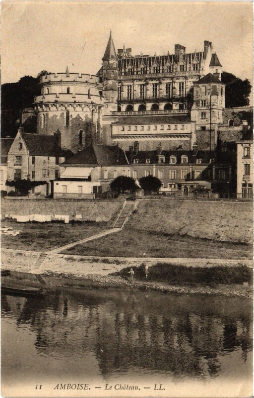 Carte postale ancienne Amboise le Chateau à Amboise