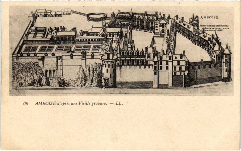 Carte postale ancienne Amboise à Amboise