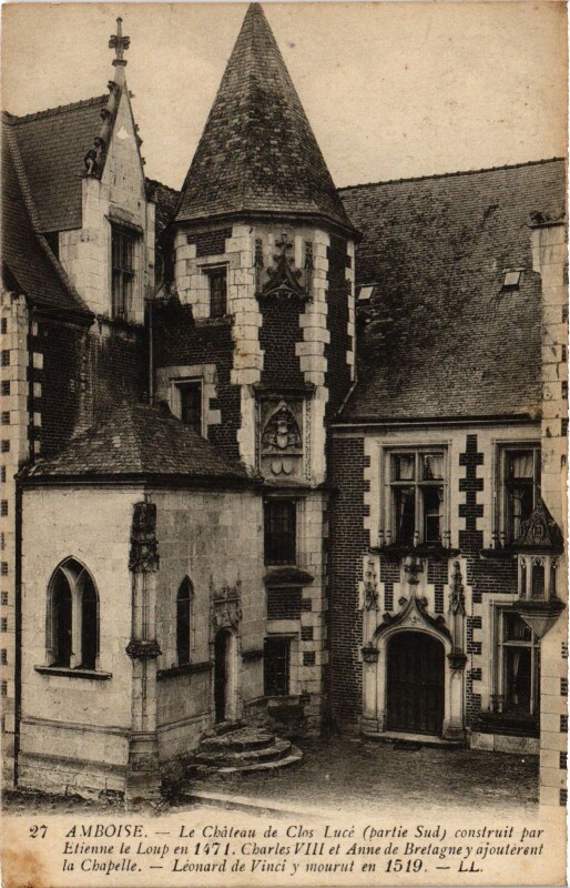 Carte postale ancienne Amboise Le Chateau à Amboise