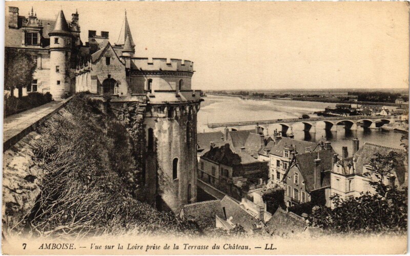 Carte postale ancienne Amboise à Amboise