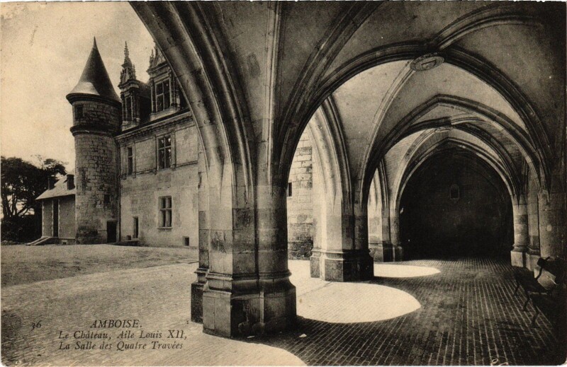 Carte postale ancienne Amboise le Chateau à Amboise