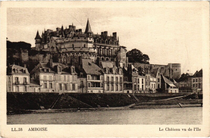 Carte postale ancienne Amboise à Amboise