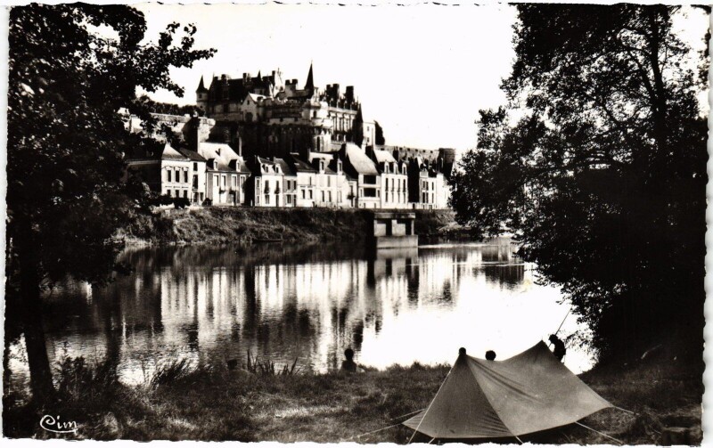 Carte postale ancienne Amboise le Chateau à Amboise
