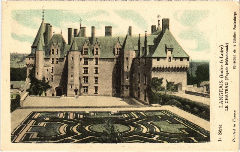 Carte postale ancienne Langeais le Chateau à Langeais