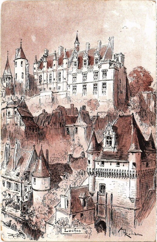 Carte postale ancienne Loches à Loches