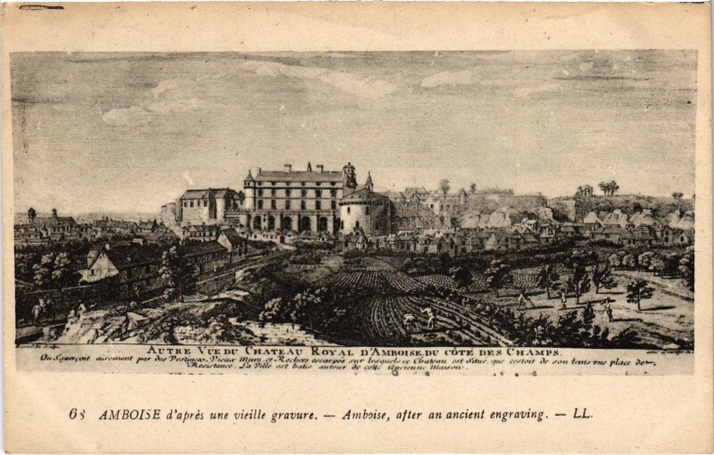 Carte postale ancienne Amboise à Amboise